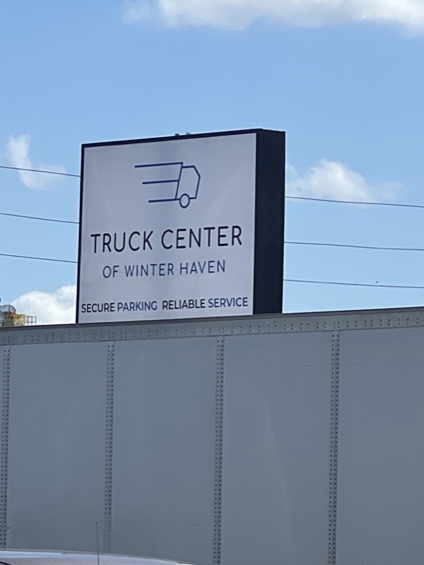 Truck Center of Winter Haven sign