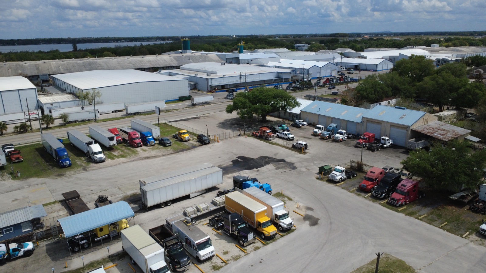 Aerial view of Truck Center of Winter Haven
